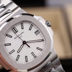 Đồng Hồ Patek Philippe Nautilus 5711 Chế Tác Mặt Trắng Máy Khắc Nhà Máy BBF 40mm (2)