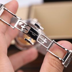 Đồng Hồ Patek Philippe Nautilus 7118 Fake 1 1 Mặt Xanh Dương Máy Cơ Thụy Sỹ Nhà Máy GR 35 (2)