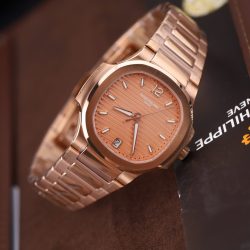 Đồng Hồ Patek Philippe Nautilus 7118 Fake 11 Mạ Vàng Hồng Máy Cơ Thụy Sỹ Nhà Máy GR 35 (2)