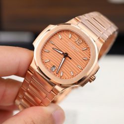Đồng Hồ Patek Philippe Nautilus 7118 Fake 11 Mạ Vàng Hồng Máy Cơ Thụy Sỹ Nhà Máy GR 35 (2)