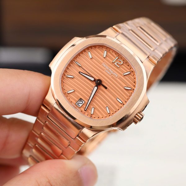Đồng Hồ Patek Philippe Nautilus 7118 Fake 11 Mạ Vàng Hồng Máy Cơ Thụy Sỹ Nhà Máy GR 35 (2)