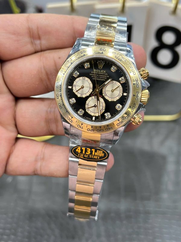 Đồng Hồ Rolex Cosmograph Daytona 126503 Chế Tác Mặt Đen Máy Cơ Thụy Sỹ Xưởng QF 40mm (2)