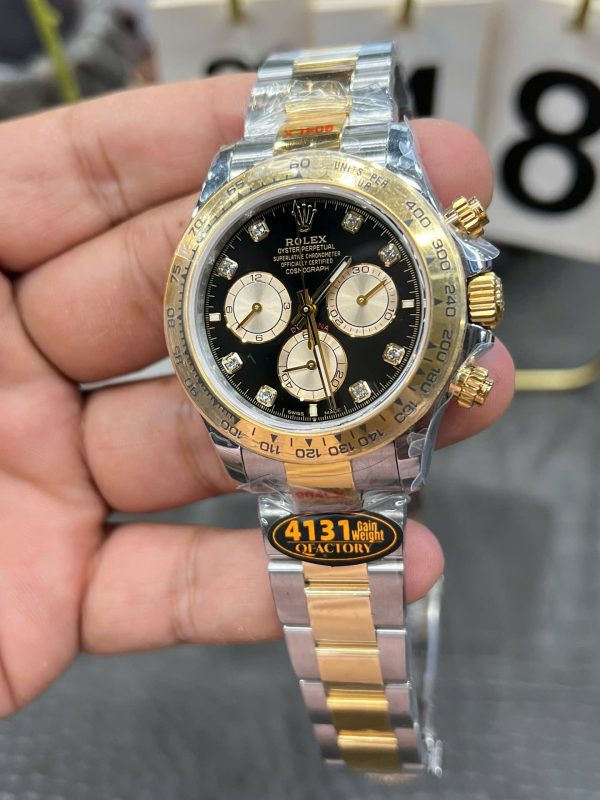 Đồng Hồ Rolex Cosmograph Daytona 126503 Chế Tác Mặt Đen Máy Cơ Thụy Sỹ Xưởng QF 40mm (2)