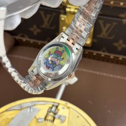 Đồng Hồ Rolex DateJust Chế Tác 11 Mặt Nâu Họa Tiết Vi Tinh Dây Jubilee Xưởng AR 36mm (2)