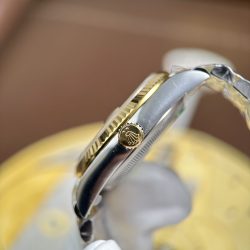 Đồng Hồ Rolex DateJust Rep Cao Cấp Mặt Vàng Họa Tiết Vi Tinh Dây Jubilee Xưởng AR 36mm (2)