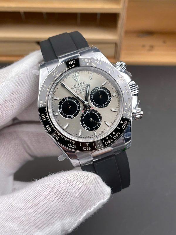 Đồng Hồ Rolex Daytona 126519LN Chế Tác Mặt Xám Máy Cơ Thụy Sỹ Nhà Máy QF 40mm (2)