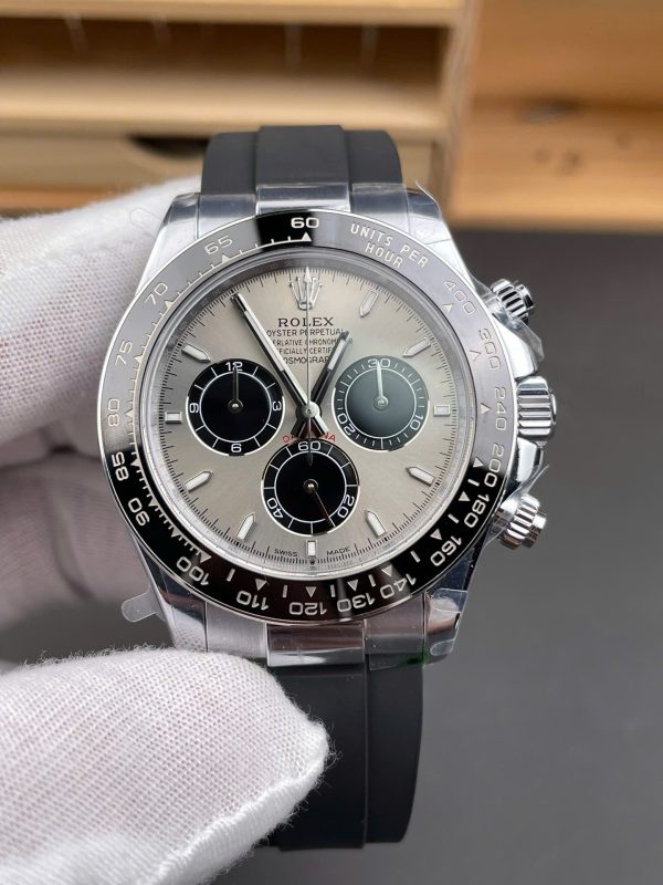 Đồng Hồ Rolex Daytona 126519LN Chế Tác Mặt Xám Máy Cơ Thụy Sỹ Nhà Máy QF 40mm (2)