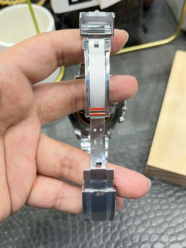 Đồng Hồ Rolex Daytona Chế Tác Mặt Xanh Bắng Cọc Số Chữ Ả Rập Nhà Máy QF 40mm (2)