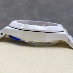 Đồng Hồ Audemars Piguet 15500 Sunflower Replica 11 Vỏ Gốm Trắng Máy Cơ Thụy Sỹ Nhà Máy APS 41mm (2)