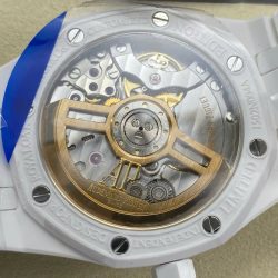 Đồng Hồ Audemars Piguet 15500 Sunflower Replica 11 Vỏ Gốm Trắng Máy Cơ Thụy Sỹ Nhà Máy APS 41mm (2)