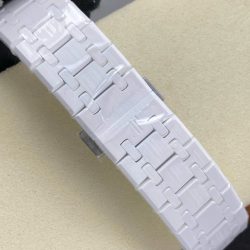 Đồng Hồ Audemars Piguet 15500 Sunflower Replica 11 Vỏ Gốm Trắng Máy Cơ Thụy Sỹ Nhà Máy APS 41mm (2)