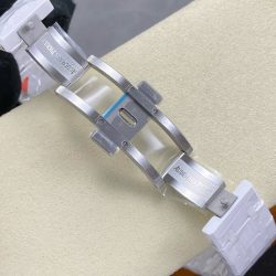 Đồng Hồ Audemars Piguet 15500 Sunflower Replica 11 Vỏ Gốm Trắng Máy Cơ Thụy Sỹ Nhà Máy APS 41mm (2)