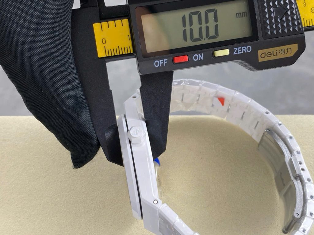 Đồng Hồ Audemars Piguet 15500 Sunflower Replica 11 Vỏ Gốm Trắng Máy Cơ Thụy Sỹ Nhà Máy APS 41mm (2)