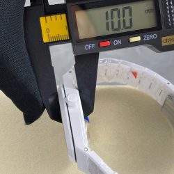 Đồng Hồ Audemars Piguet 15500 Sunflower Replica 11 Vỏ Gốm Trắng Máy Cơ Thụy Sỹ Nhà Máy APS 41mm (2)