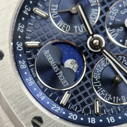 Đồng Hồ Audemars Piguet Chế Tác Royal Oak Perpetual Calendar 26574ST Mặt Xanh Dương 41mm (2)