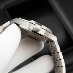 Đồng Hồ Audemars Piguet Replica 11 Royal Oak Frosted Gold 15454BC Mặt Xanh Dương Xưởng APS 37mm (2)