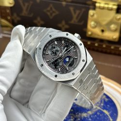 Đồng Hồ Audemars Piguet Replica 11 Royal Oak Perpetual Calendar 26574ST Mặt Xám 41mm (2)