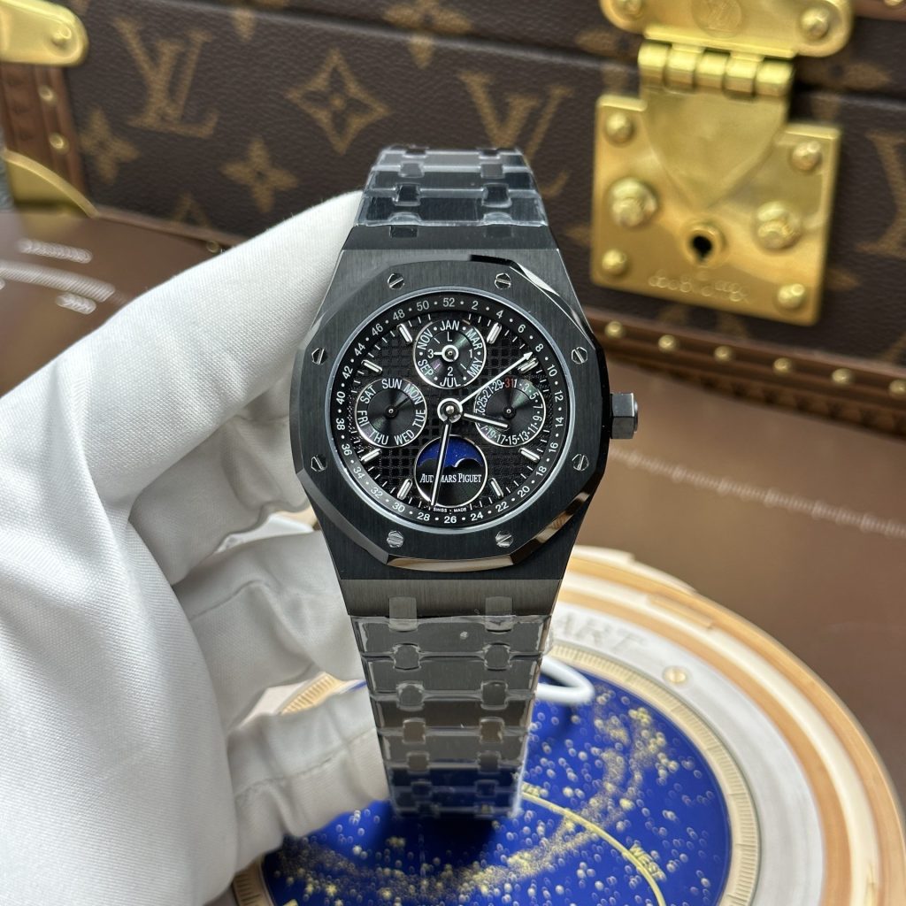 Đồng Hồ Audemars Piguet Replica 11 Royal Oak Perpetual Calendar 26579CE Màu Đen Máy Cơ Thuỵ Sỹ 41mm (2)