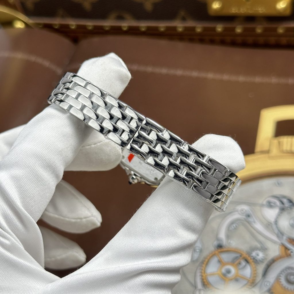 Đồng Hồ Cartier Panthere Small Model Replica 11 Nữ Mặt Xám Máy Pin 23x30mm (2)