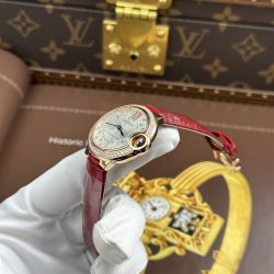 Đồng Hồ Cartier Replica 11 Ballon Bleu De Cartier WJBB0033 Nữ Đính Đá Xưởng AF 33mm (2)