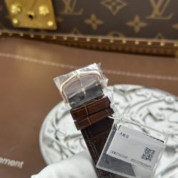 Đồng Hồ Cartier Tank Louis Fake 11 Mặt Trắng Vỏ Mạ Vàng Hồng 27.8x38 (2)