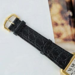 Đồng Hồ Cartier Tank Solo Replica 11 Vỏ Mạ Vàng Mặt Trắng Nhà Máy AF 41mm (2)