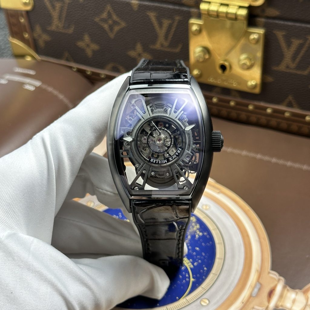 Đồng Hồ Franck Muller Chế Tác Curvex CX Grand Central Mặt Lộ Cơ Bộ Chuyển Động Tourbillon 42x56mm (2)