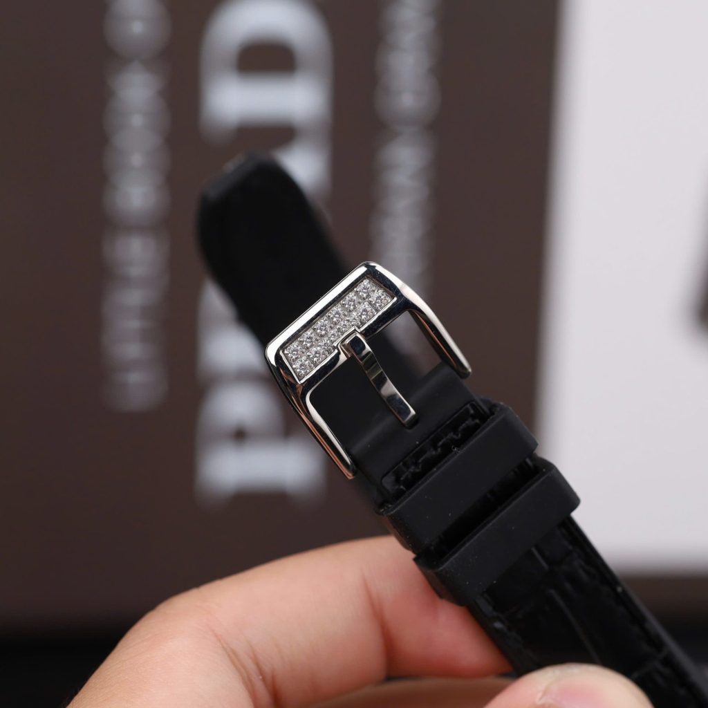 Đồng Hồ Franck Muller V32 Replica 11 Màu Đen Máy Pin Thụy Sỹ Nhà Máy ABF 36mm (2)