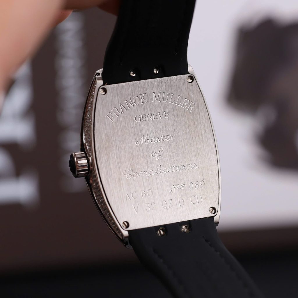 Đồng Hồ Franck Muller V32 Replica 11 Màu Đen Máy Pin Thụy Sỹ Nhà Máy ABF 36mm (2)