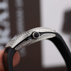 Đồng Hồ Franck Muller V32 Replica 11 Màu Đen Máy Pin Thụy Sỹ Nhà Máy ABF 36mm (2)