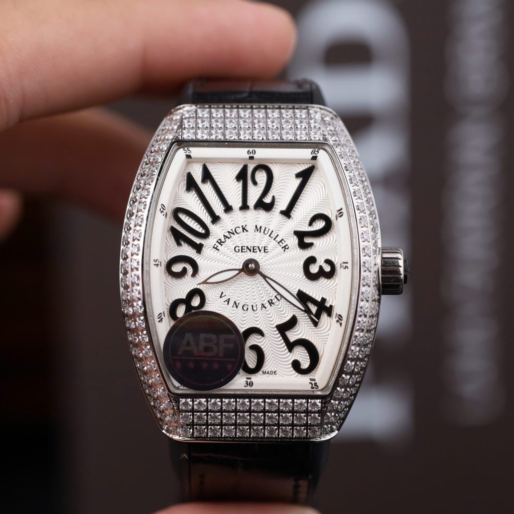 Đồng Hồ Franck Muller V32 Replica 11 Màu Đen Máy Pin Thụy Sỹ Nhà Máy ABF 36mm (2)