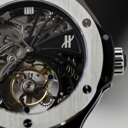 Đồng Hồ Hublot Big Bang Tourbillon Chế Tác Mặt Lộ Cơ Dây Cao Su 44mm (2)