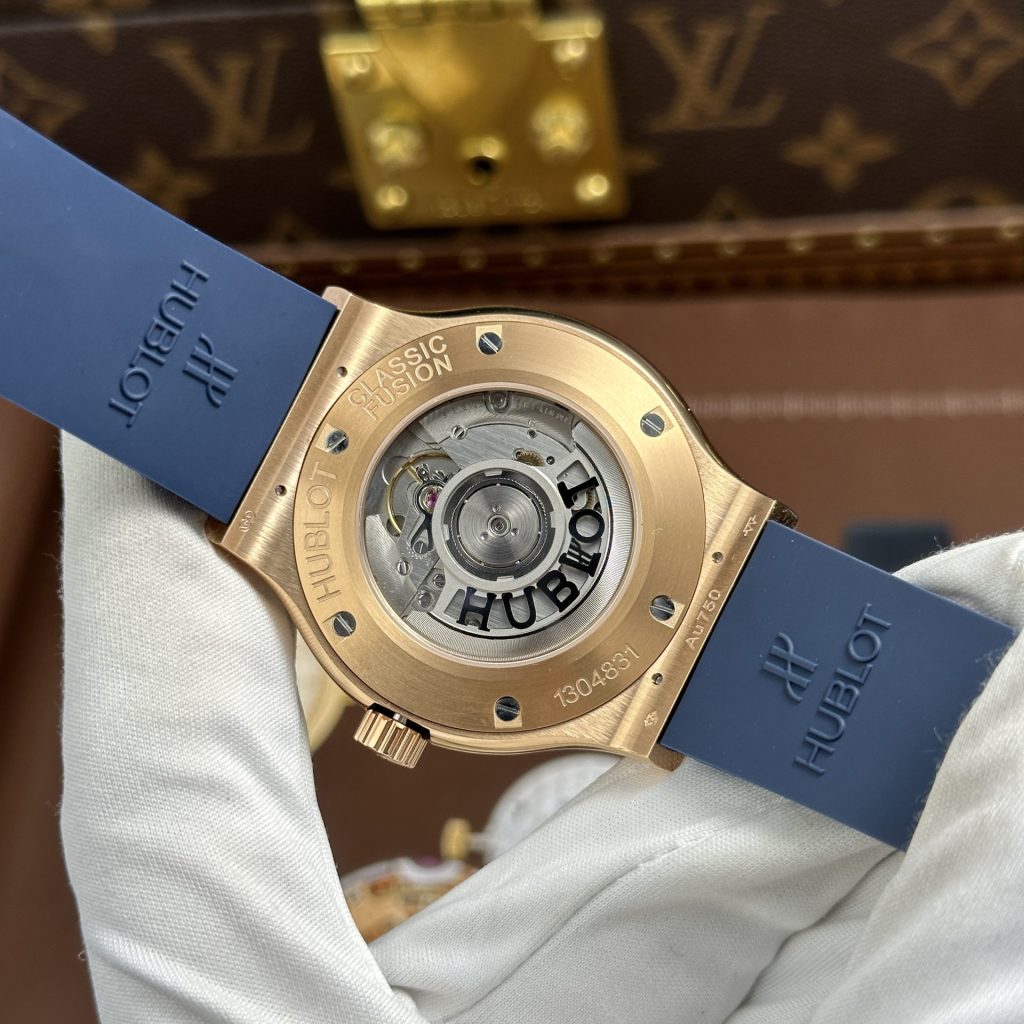 Đồng Hồ Hublot Classic Fusion King Gold Replica 11 Boutique Pisa 1940 Edition Dây Cao Su Xưởng JJZ 42mm (2)
