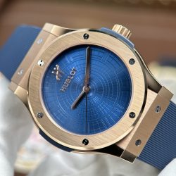 Đồng Hồ Hublot Classic Fusion King Gold Replica 11 Boutique Pisa 1940 Edition Dây Cao Su Xưởng JJZ 42mm (2)