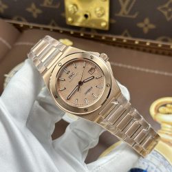 Đồng Hồ IWC Ingenieur Replica 11 Vỏ Mạ Vàng Hồng Máy Cơ Thuỵ Sỹ Xưởng V7 40mm (2)