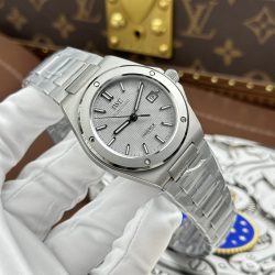 Đồng Hồ IWC Ingenieur Replica Cao Cấp Mặt Số Bạc Máy Thuỵ Sỹ Xưởng V7 40mm (2)