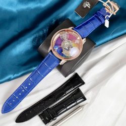 Đồng Hồ Jacob & Co Chế Tác Mặt Số 7 Màu Bộ Chuyển Động Tourbillon 43mm (2)