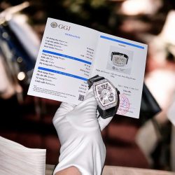 Đồng Hồ Nữ Chế Tác Franck Muller V32 Vanguard Lady Heart Màu Đen Đính Kim Cương Moissanite 36mm (2)