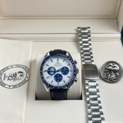 Đồng Hồ Omega Chế Tác Speedmaster Silver Snoopy 50th Anniversary New 2025 42mm (14)