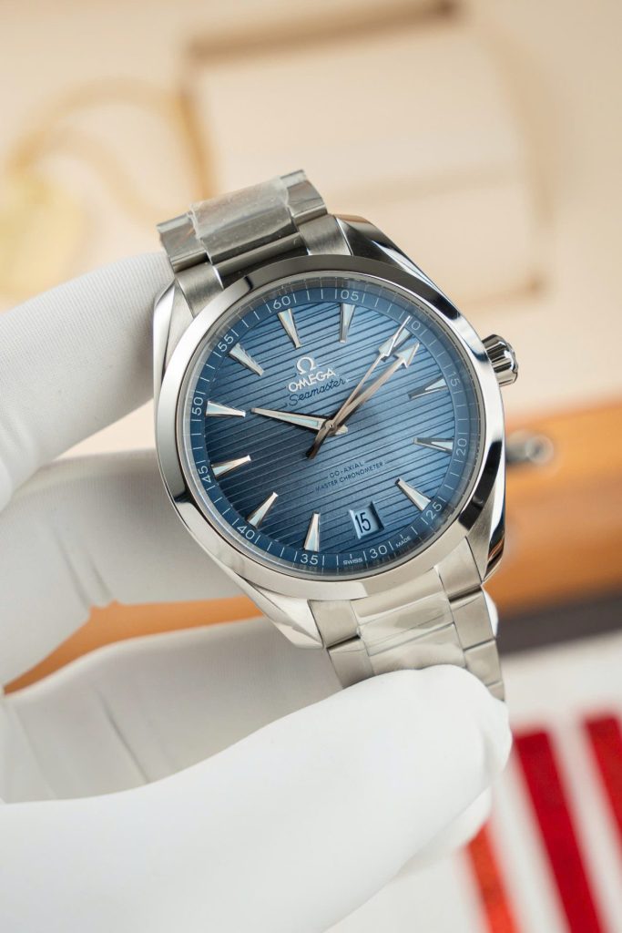 Đồng Hồ Omega Seamaster Aqua Terra 150M Replica 11 Mặt Số Summer Blue Xưởng VS 41mm (2)