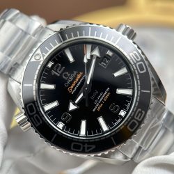 Đồng Hồ Omega Seamaster Planet Ocean 600M Replica 11 Mặt Đen Máy Cơ Thụy Sỹ Nhà Máy VS 39 (2)