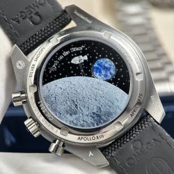 Đồng Hồ Omega Speedmaster Apollo 13 Snoopy Replica 11 Mặt Trắng New 2025 42mm (2)