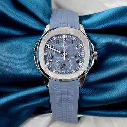 Đồng Hồ Patek Philippe Aquanaut 5164G Chế Tác Màu Xanh Xám Dây Cao Su Xưởng PPF 40 (2)
