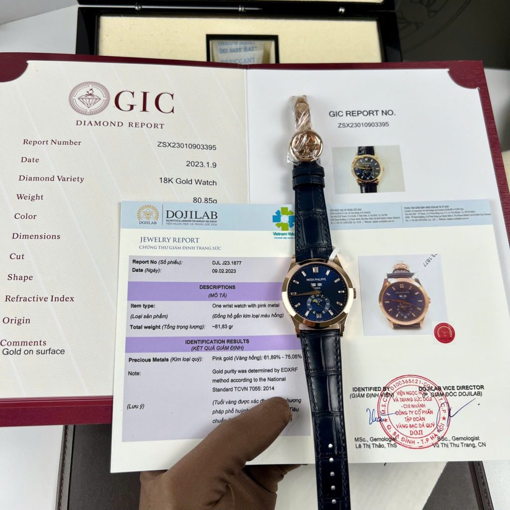 Đồng Hồ Patek Philippe Complications 5396R Chế Tác Bọc Vàng Hồng 18K Máy Cơ Thụy Sỹ 38 (2)