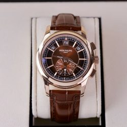 Đồng Hồ Patek Philippe Complications 5905R Replica 11 Mặt Nâu Máy Cơ Thụy Sỹ 42mm (2)