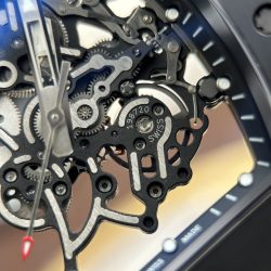 Đồng Hồ Richard Mille RM055 Chế Tác Màu Đen Vỏ Gốm Nhà Máy ZF 49.9×42 (2)