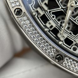 Đồng Hồ Richard Mille RM67-01 Chế Tác Mặt Lộ Cơ Vỏ Đính Full Kim Cương Moissanite 38.7x47 (2)