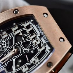 Đồng Hồ Richard Mille RM67-01 Skeleton Chế Tác Mạ Vàng Hồng Máy Mỏng 38,7mm (2)