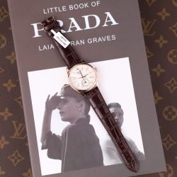 Đồng Hồ Rolex Cellini Dual Time 50525 Chế Tác Mặt Trắng Vỏ Bọc Vàng Thật 18K 39mm (1)