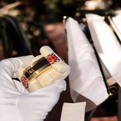 Đồng Hồ Rolex Daytona 116598SACO Leopard Họa Tiết Da Báo Chế Tác Bọc Vàng Thật 18K + Đính Kim Cương Moissanite 40mm (2)